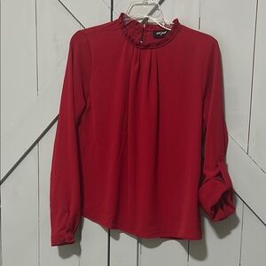 Wet Seal Red Long Sleeve Women's Top